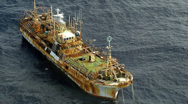Ryou-Un Maru adrift near Alaska, 4 April 2012. source