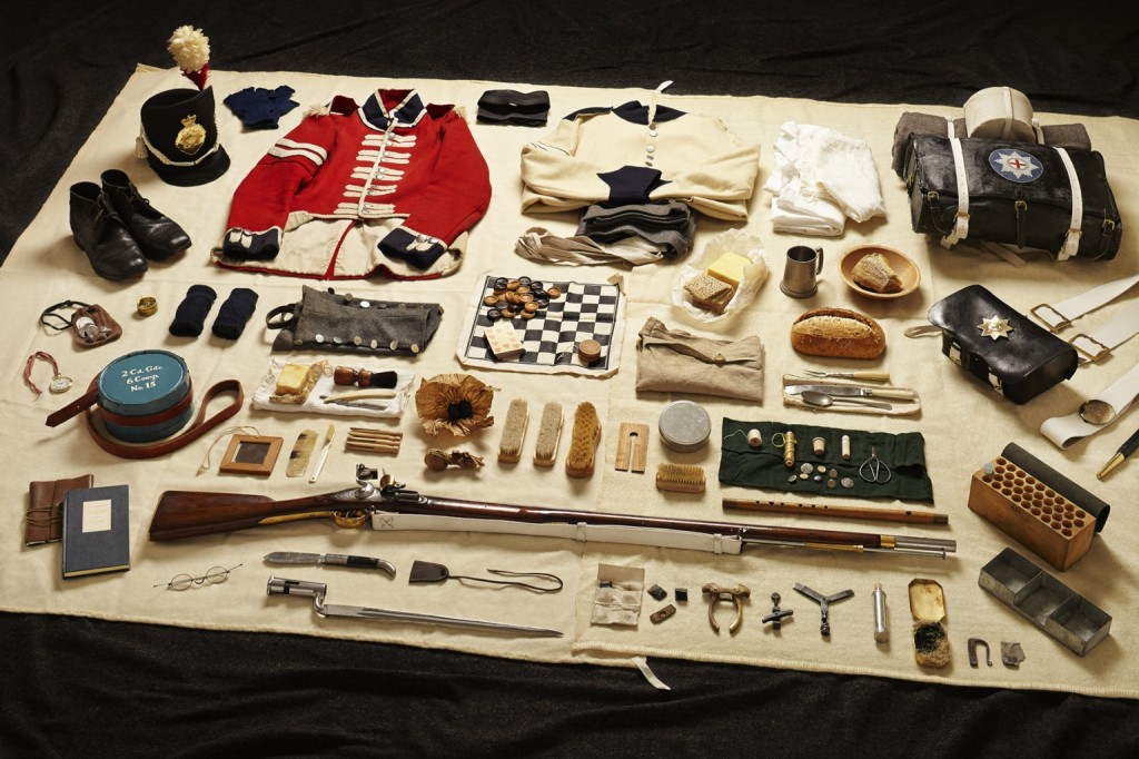 The kit for the Battle of Waterlo in 1815.