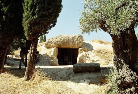 The Dolmen of Menga, Antequera, Málaga, Spain. source