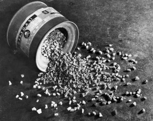 A can of Zyklon-B, photo courtesy of Pressac’s paper. source