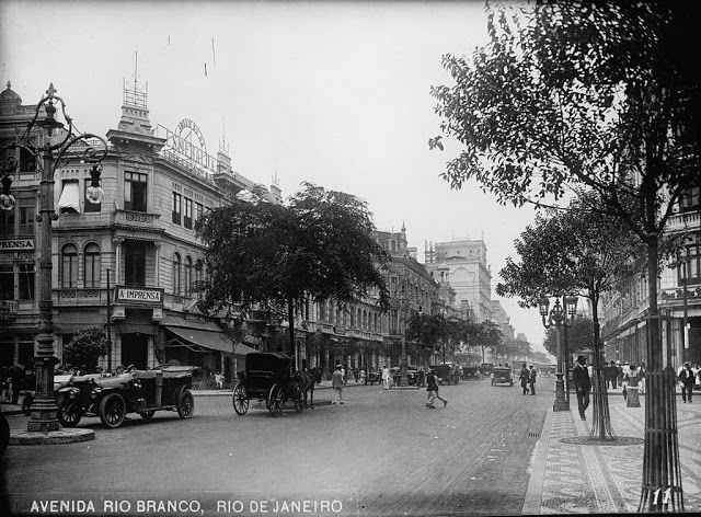 Avenida Rio Branco, Rio de Janeiro, 1919