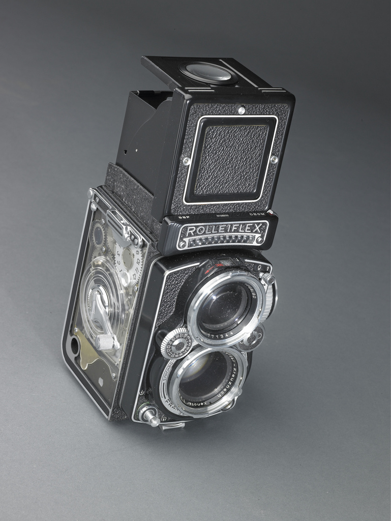 Camera, Rolleiflex Twin-lens, 1960s A) 241890 C) 6492
