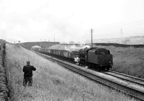 1967 photography recording a coal train