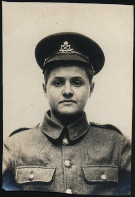 George Walker, soldier, arrested for cashing a forged cheque, 15 March 1916