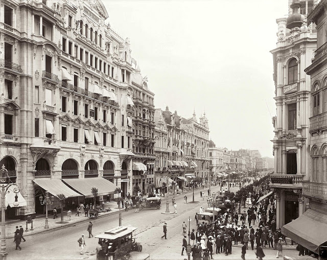  Avenida Central, today Avenida Rio Branco, Rio de Janeiro, 1906