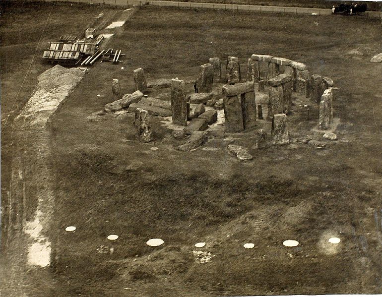Post-World War I aerial photograph.source
