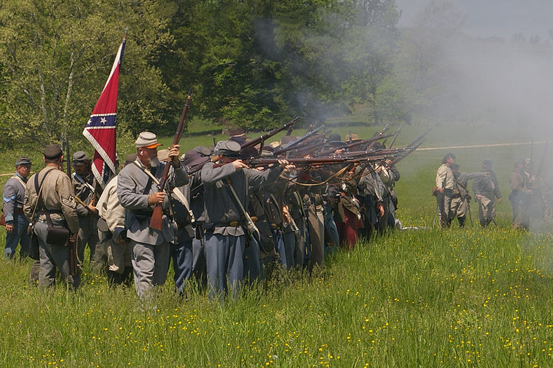 Confederate reenactors