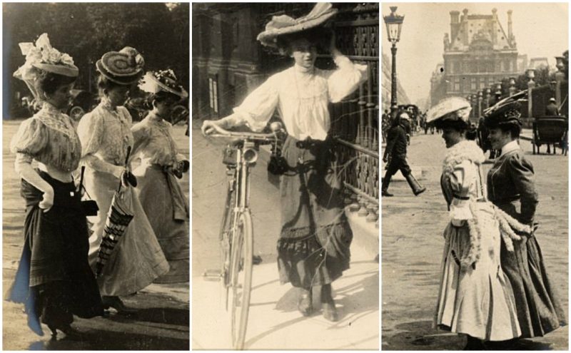 Belle Epoque Fashion- Vintage photos glimpse into Paris Street Fashion  Styles 1905 to 1908