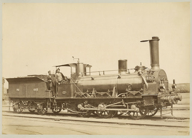 French Northern Railway Locomotive, 1880s (10)