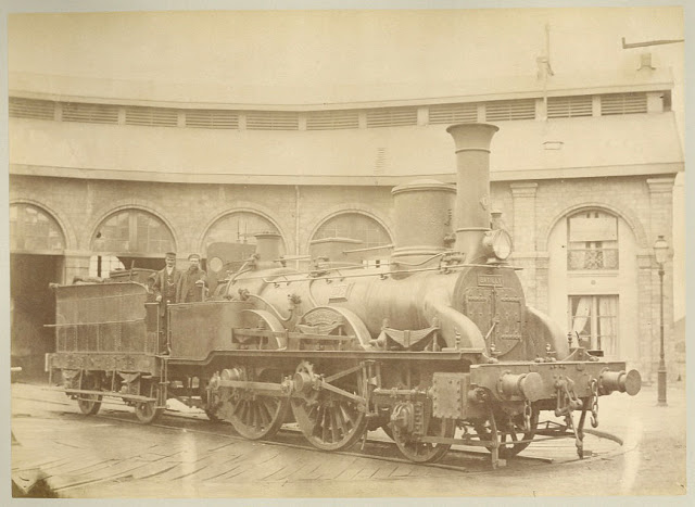 French Northern Railway Locomotive, 1880s (11)