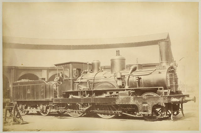 French Northern Railway Locomotive, 1880s (2)