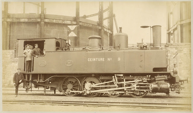 French Northern Railway Locomotive, 1880s (5)