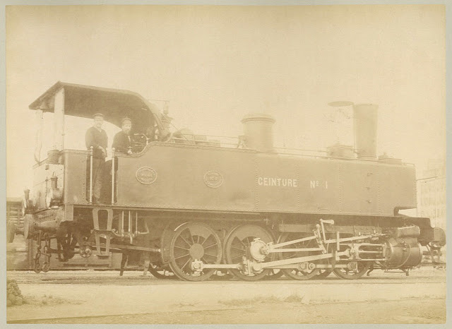 French Northern Railway Locomotive, 1880s (7)
