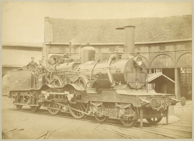 French Northern Railway Locomotive, 1880s (8)