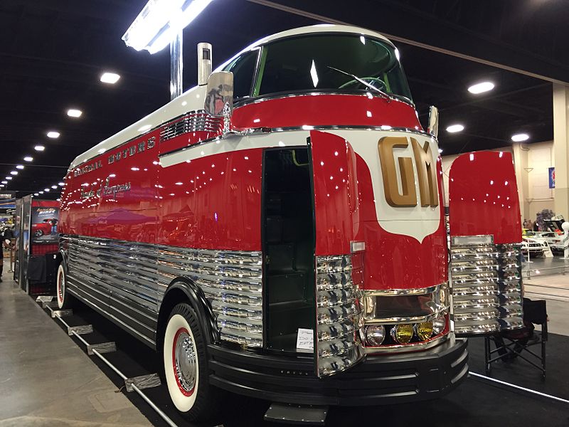 Front right of Futurliner #3 on display in Salt Lake City, UT. source