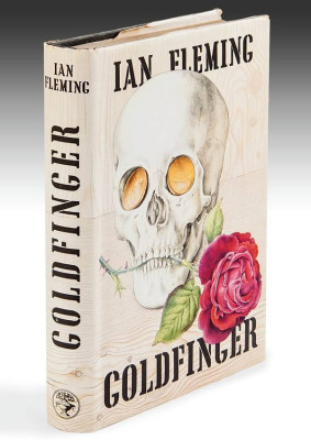 Goldfinger – Ian Fleming, United Kingdom, 1959. Cover artist Richard Chopping, United Kingdom