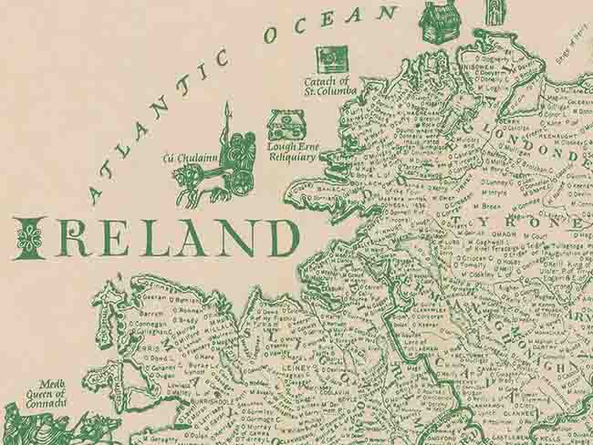 MI+Irish+map+Ireland+surnames+names