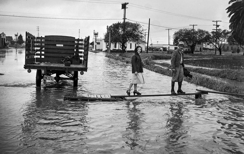 March 1, 1938 Flooding in Culver City.