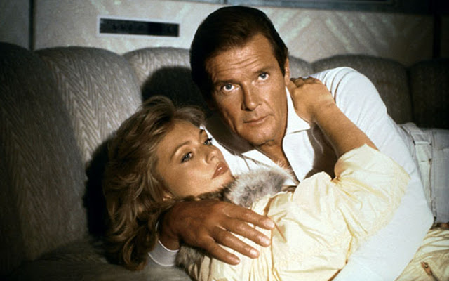 Roger Moore's last outing as Bond was in A View to a Kill in 1984, with Tanya Roberts as Stacey Sutton