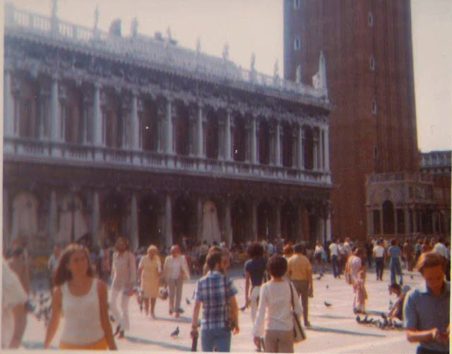 The Piazza San Marco, Venice, August 1973