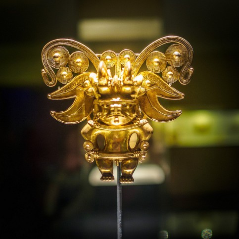 You can see the largest collection of pre-Columbian South American gold ...