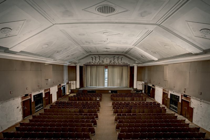 Theatre: What the Russians didn't have at Wünsdorf they imported, including culture. That meant the Bolshoi Ballet and actors who performed for the politburo in the Kremlin travelled to this theatre, where the seats are still marked with Cyrillic writing. source 