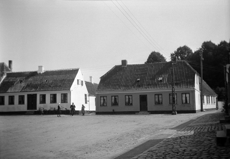 Buildings at Torvet (_The Square_) in Maribo on the island of Lolland