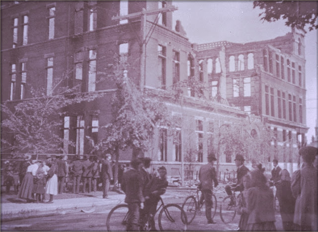 Ruins of the Gilmour Hotel on Bank St., Sept 15, 1906