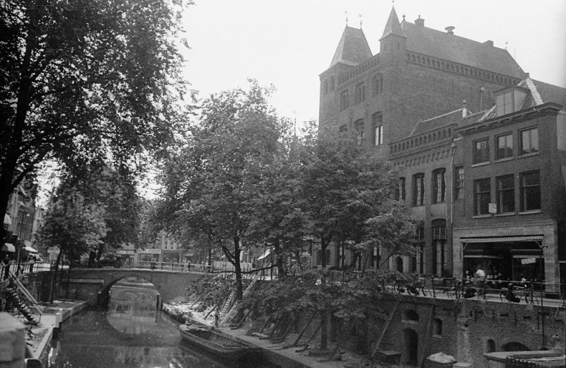 The old canal - Oudegracht - in Utrecht