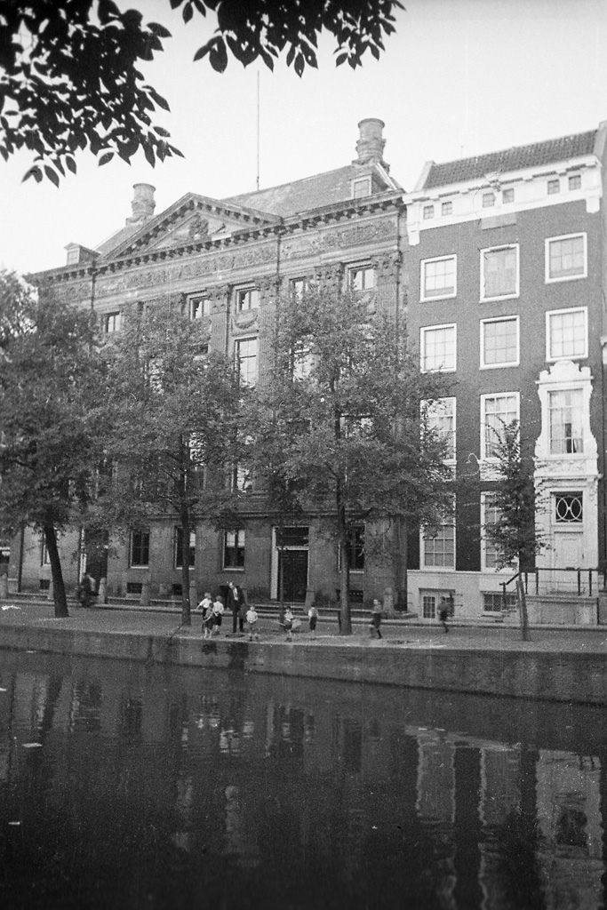 Trippenhuis (Trip House) by Kloveniersburgwal canal in Amsterdam