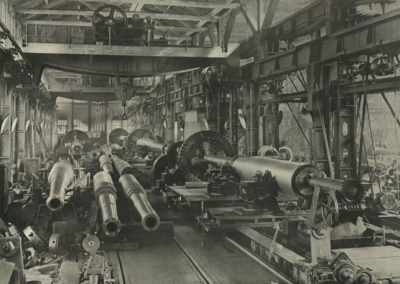 heavy Gun Machine Shop, Elswick Works,1900
