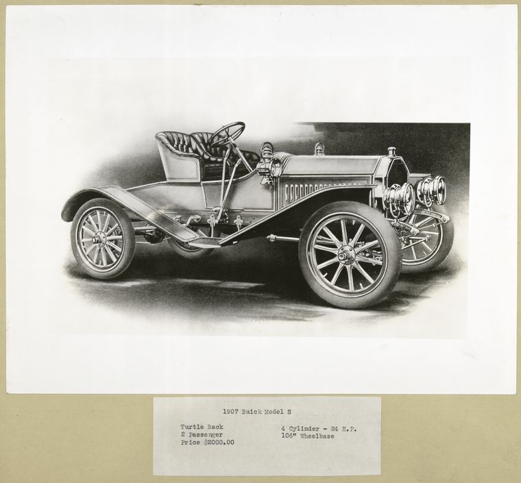 1907 Buick Model S – Turtle back – 4 cylinder – 24 H.P.