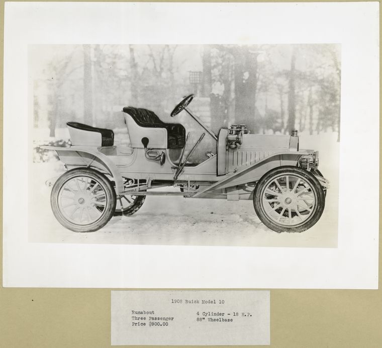 1908 Buick Model 10 – Runabout – 4 cylinder – 18 H.P.