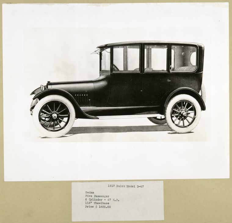 1917 Buick Model D47. Sedan – five-passenger.