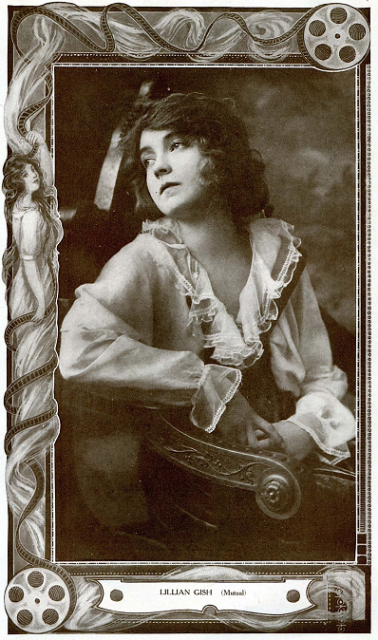 Gish here featured in Motion Picture Magazine (May 1914)