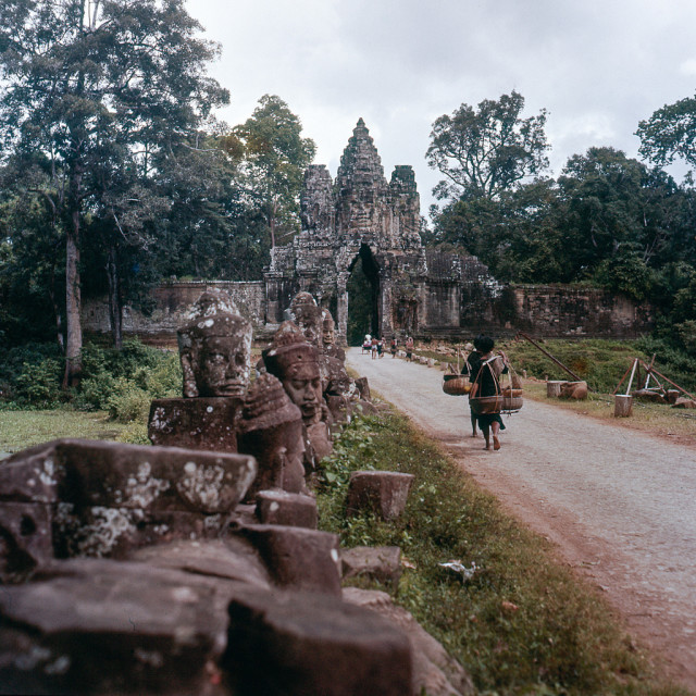 Angkor Thom, Cambodia - 1958
