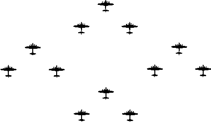 B-17 Squadron Formation
