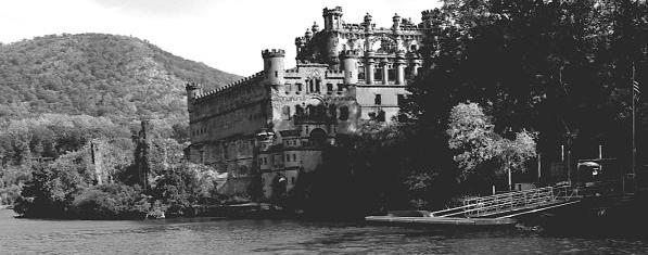 Bannerman castle viewed from water Source: