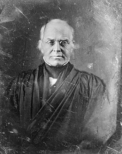 Daguerreotype of Supreme Court justice Joseph Story, 1844. source