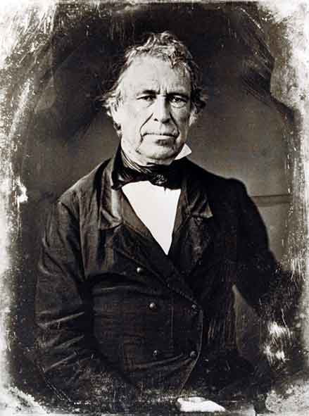 Daguerreotype of Zachary Taylor, 12th President of the United States. source