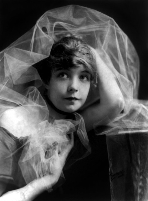 A photo of young Lillian Gish