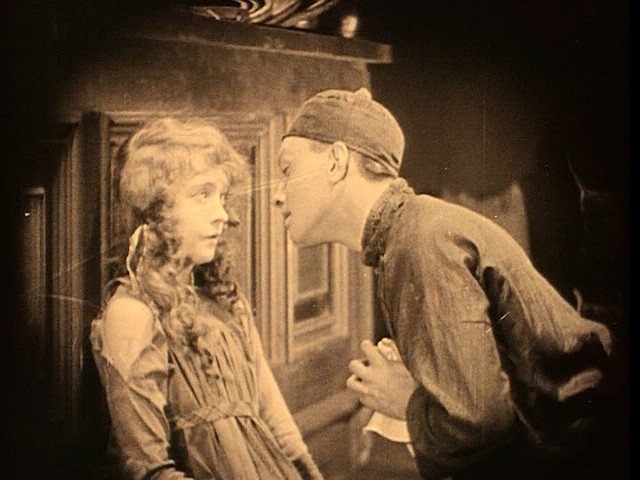 Lillian Gish playing her character Lucy Barrows in Broken Blossoms (1919)