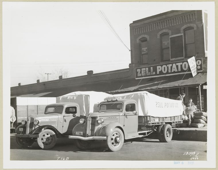 Model T 16 B used for shipping potatoes for Zell Potato Co.