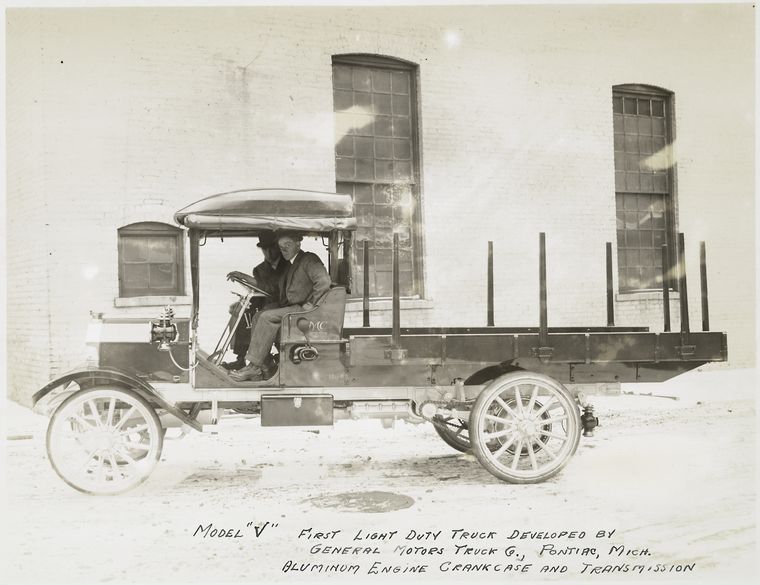 Model V First light duty truck developed by General Motors Truck Co., Pontiac, Mich.
