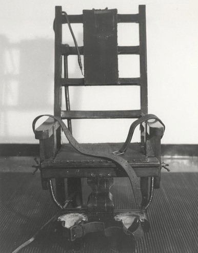 'Old Sparky', the electric chair used at Sing Sing prison.Source