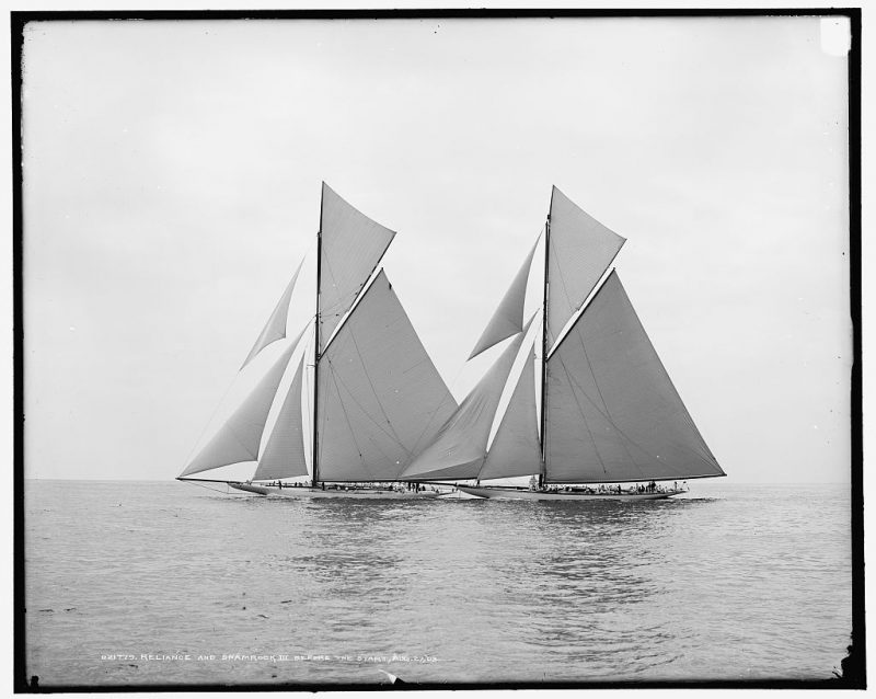 america's cup yacht race of 1885