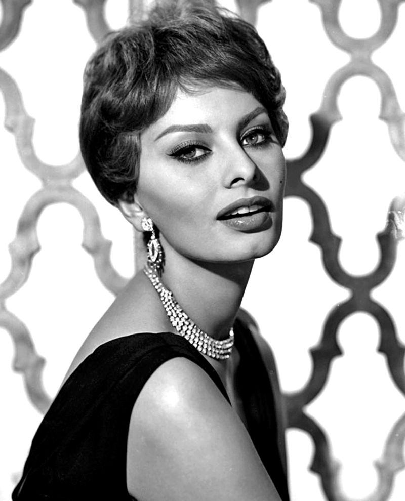 Sophia Loren, probably taken for publicity use.source