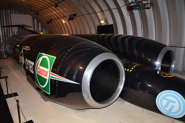 The Thrust SSC at Coventry Motor Museum. Photo by Ben Sutherland  CC BY 2.0