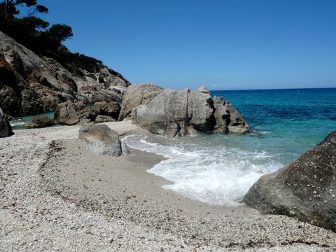 The beach of Cala Maestra
