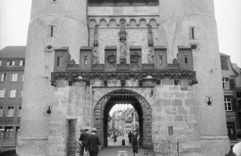 The old city gate Spalentor (Basel)